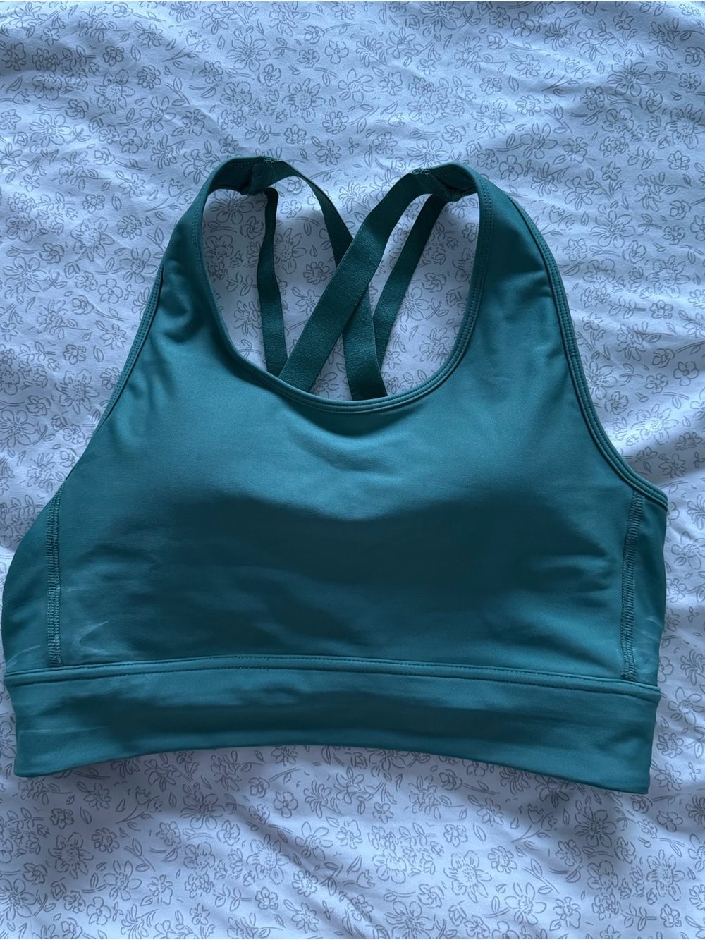 DSG Teal Cross-Back Sports Bra